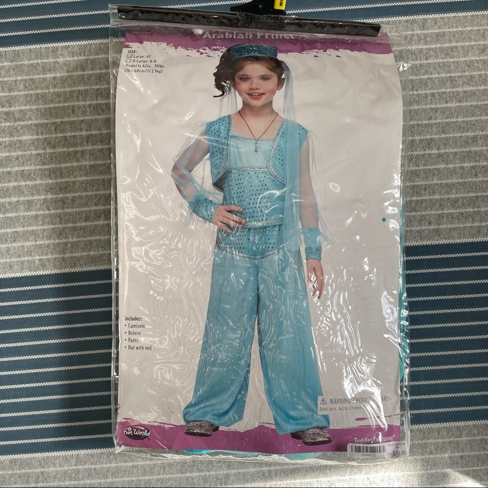 Arabian princess/Jasmine/Genie Costume